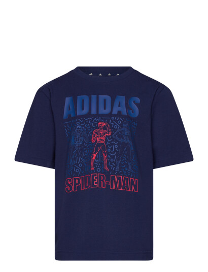 Adidas Sportswear Lk Mrvl Sm T Navy 140 Adidas Sportswear Lk Mrvl Sm T Navy 140