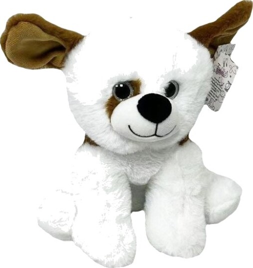 Tulilo Rafik Hund Kosedyr 23 cm Hvit