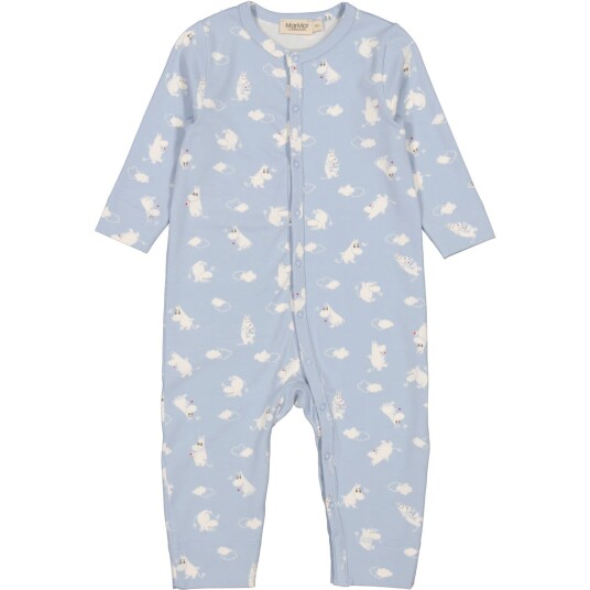 MarMar Modal Smooth Print Blue Moomin Ruka Romper 1 år/80