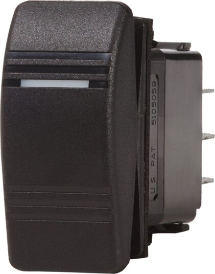 Blue Sea Systems Vanntett Bryter Contura III DPDT On-Off-On