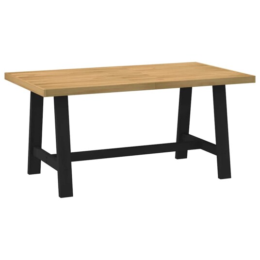 Spisebord NOAIN A-formede ben 160x90x75 cm heltre furu 8721158503244 Spisebord NOAIN A-formede ben 160x90x75 cm heltre furu 8721158503244
