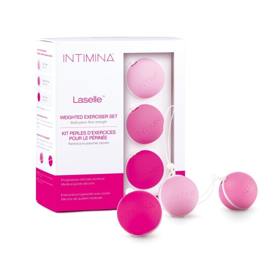 Lelo Intimina Laselle Vektet Treningssett      - Rosa