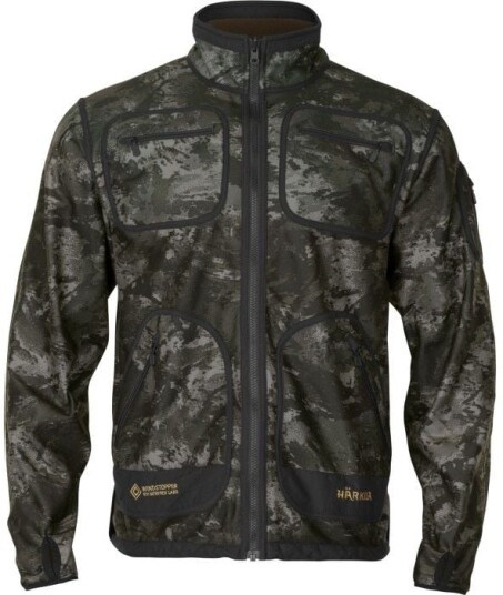 Härkila M"s Kamko Noctyx WSP Reversible Fleece Jacket Axis Msp Black/Willow Green Msp Black/Willow Green 3XL