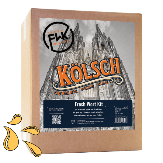 Fwk FWK Kölsch Fresh Wort Kit Ferdig brygget vørter til 20L øl Fwk FWK Kölsch Fresh Wort Kit Ferdig brygget vørter til 20L øl