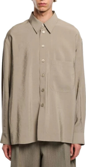 Studio Nicholson Herre Skjorter Beige L, Studio Nicholson Herre Skjorter Beige L,