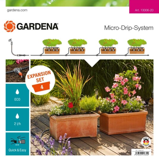 Gardena Forlengersett For Blomsterkasser