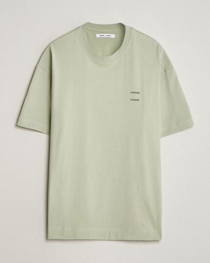 Samsøe Samsøe Joel Organic Cotton T Shirt Desert Sage Samsøe Samsøe Joel Organic Cotton T Shirt Desert Sage
