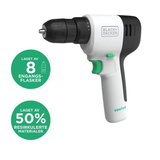 Black & Decker Drill Reviva 12v Med Batteri Black & Decker Drill Reviva 12v Med Batteri