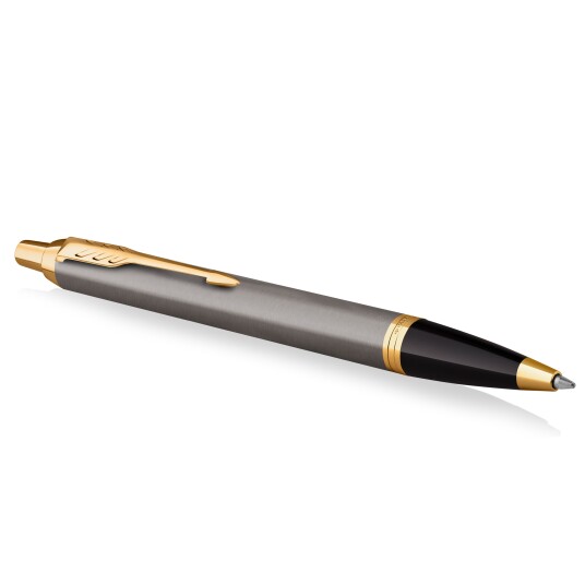 Parker IM Grey/Gold Kulepenn
