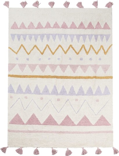 Matte Zaysan - Beige, rosa, lilla, gul
