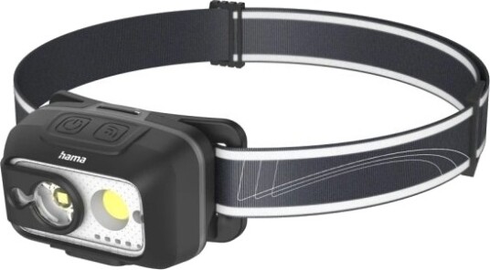 Hama Hl500-C, Hodebåndslommelykt, Svart, Grå, Plast, Bevegelse Sensor, Ip44, Led