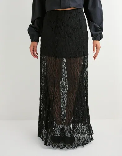 Neo Noir   Svart   Mariya Lace Skirt
