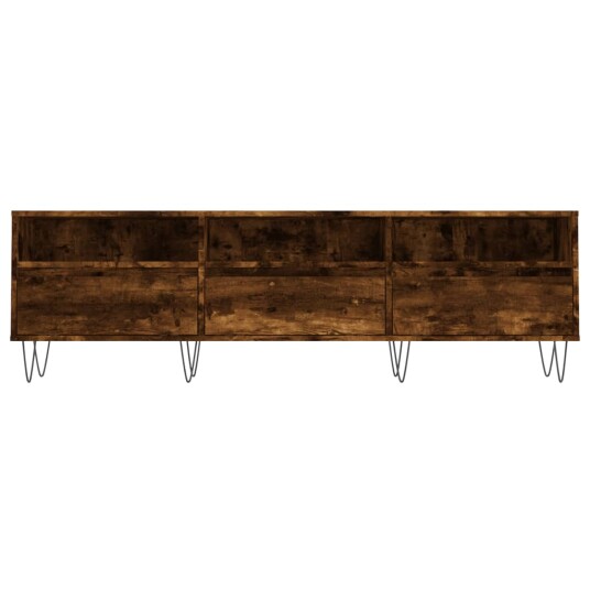 vidaXL TV-benk røkt eik 150x30x44,5 cm konstruert tre 8720845875084 vidaXL TV-benk røkt eik 150x30x44,5 cm konstruert tre 8720845875084