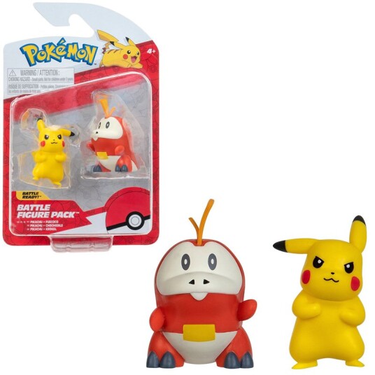 Pokémon Battle Figurer 2-pakning - Fuecoco og Pikachu Pokémon Battle Figurer 2-pakning - Fuecoco og Pikachu