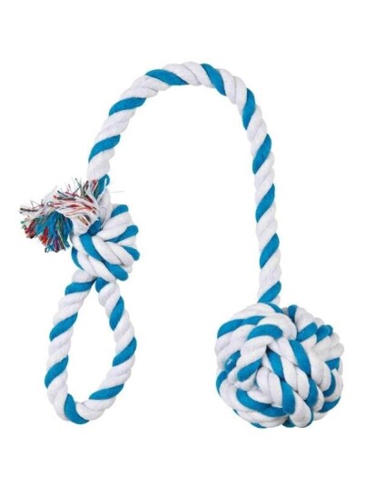 Trixie Playing Rope With Woven-In Ball 7/50 cm
