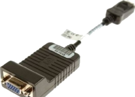 Hp 603250-001 0,2 M Displayport Vga D-Sub Sort Hankjønn/Hunkjønn