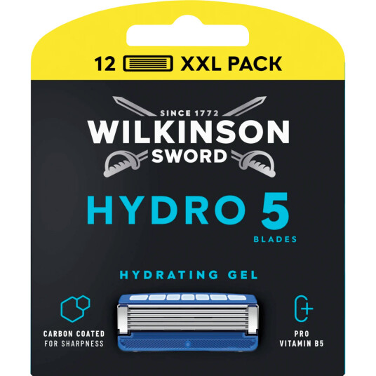 Wilkinson_Sword Men Hydro5 Hudbeskyttelse Vanlig Erstatning Barberblad 12 Stk Wilkinson_Sword Men Hydro5 Hudbeskyttelse Vanlig Erstatning Barberblad 12 Stk