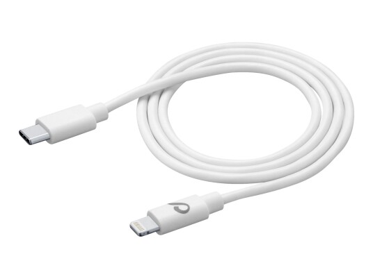 CellularLine 1,2m USB-C til Lightning kabel - Hvit