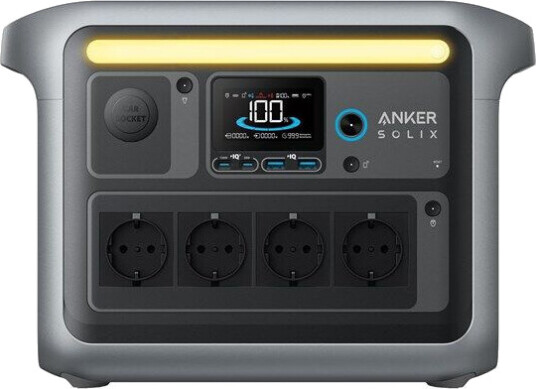 Anker Solix C1000X Bærbar Strømstasjon 1800W 1056Wh Svart Anker Solix C1000X Bærbar Strømstasjon 1800W 1056Wh Svart