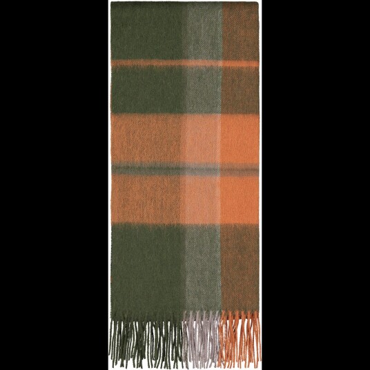 Bea Scarf Olive Check One Size Wool scarf Bea Scarf Olive Check One Size Wool scarf