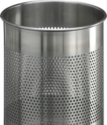Papirkurv Durable Rustfrit Stål Rund 15/P 165Mm
