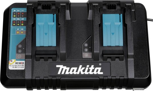 Makita DC18RD dobbel hurtiglader for Makita batterier