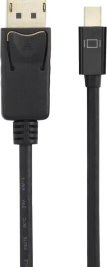 Renkforce Rf-4538172, 1 M, Displayport, Mini Displayport, Hankjønn, Hankjønn, 4096 X 2160 Piksler