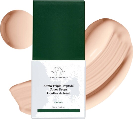 Drunk Elephant Kamo Triple-Peptide™ Cover Drops Shade 1C 20ml Drunk Elephant Kamo Triple-Peptide™ Cover Drops Shade 1C 20ml