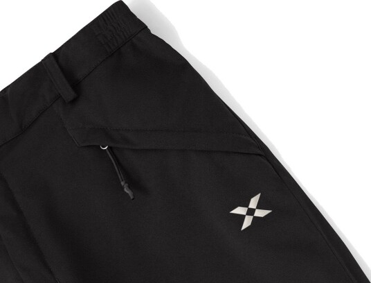 Cross Sportswear M X Pro Pants Short Svart Golf regnbukser herre Black (900) Medium
