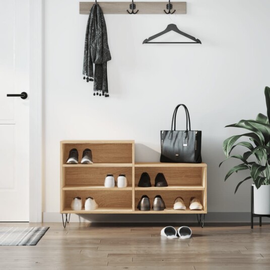 Skoskap sonoma eik 102x36x60 cm konstruert tre 831391