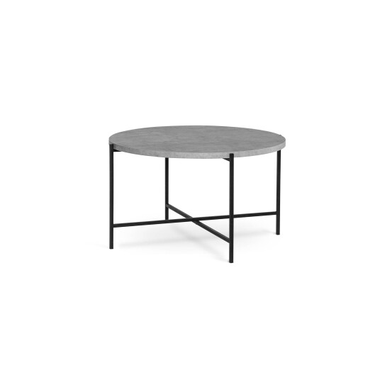 Torkelson Monza salongbord Betonglaminat/svart 80 cm Svart