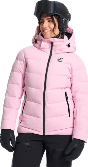 RevolutionRace Glint Insulated Ski Jacket Dame Pink Mist Størrelse:2XL   Skalljakke Turjakke & Vindjakke