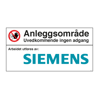 Jo Safety HMS Byggeplasskilt: Anleggsområde Arbeide utføres 3 mm alu-sandwich med refleks overflate 1000 x 2000 6301006RD Jo Safety HMS Byggeplasskilt: Anleggsområde Arbeide utføres 3 mm alu-sandwich med refleks overflate 1000 x 2000 6301006RD