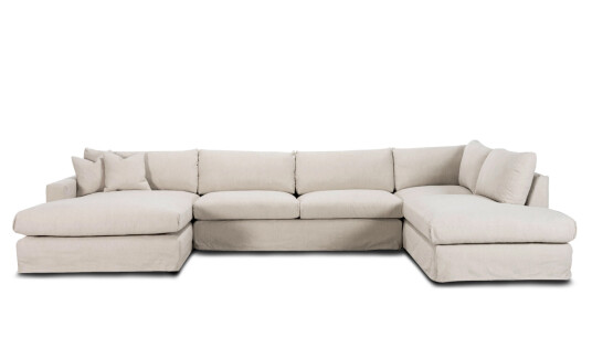 Soffadirekt MAXIME U sofa Høyre Beige Soffadirekt MAXIME U sofa Høyre Beige