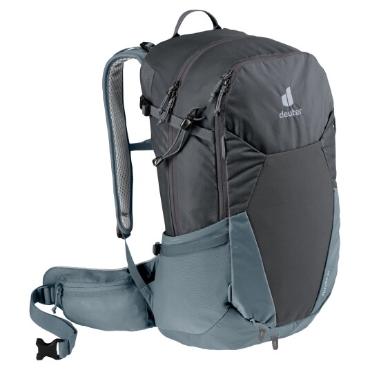 Deuter Futura, Topp, Fjellklatring, Grå, Unisex, Polyamid, Sidelomme
