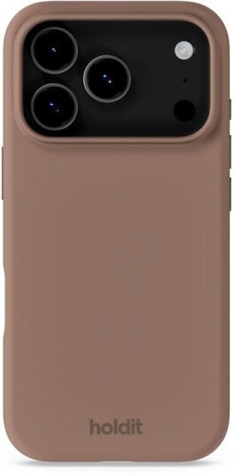 Holdit iPhone 17 Pro Max Soft Touch Silikon Deksel - Mocha Brown