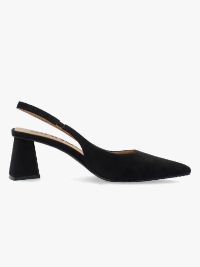 Bianco Maralyn Slingback Faux Suede Sort 40