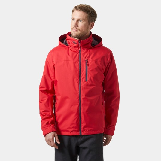 Helly Hansen Crew Mellomlags Seilerjakke Med Hette 2.0 Herre Rød L