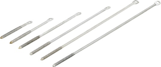 Joma 1244225 Murkrampe NR 12, pendel med tregjenge, 100-pakning 4,4 x 225 mm, Innfesting