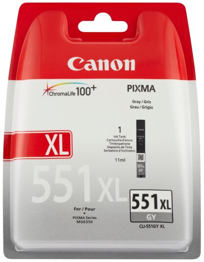 Canon blekkpatron CLI-551XL Grå Canon blekkpatron CLI-551XL Grå