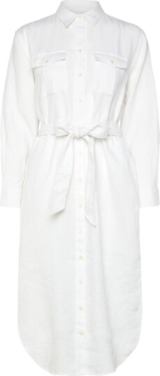 Lauren Ralph Lauren Classic Linen Wvn Dresses White 38