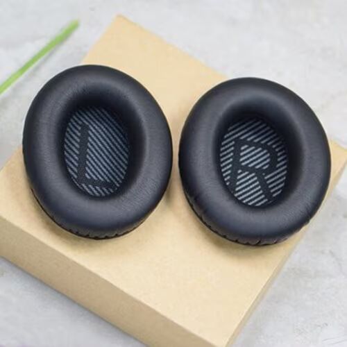 Myke øreputer for Bose QC2 / QC15 / AE2 / QC25 / QC35 - Svart