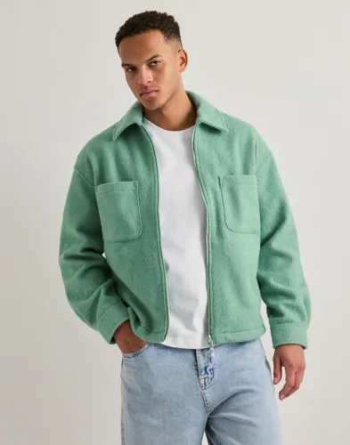 Que Sera Sera Ozzy Overshirt Overshirts Grønn Que Sera Sera Ozzy Overshirt Overshirts Grønn