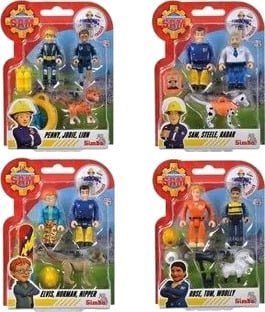 SIMBA DICKIE GROUP Fireman Sam Doublepack IV Figures 7.5cm Assorted SIMBA DICKIE GROUP Fireman Sam Doublepack IV Figures 7.5cm Assorted