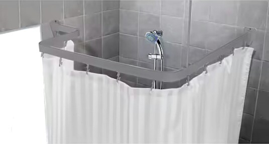 Dusjstang Duschy Flex Sølv