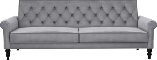 Sovesofa uten divan og sjeselong Loft24 Tyne sovesofa 3 seter Grå