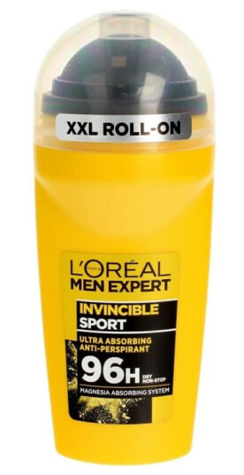 L'OREAL_Men Expert Invincible Sport Deodorant 96H Roll-On 50ml L'OREAL_Men Expert Invincible Sport Deodorant 96H Roll-On 50ml