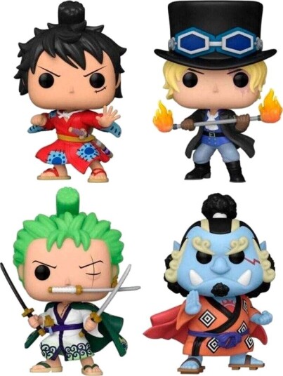 Northix One Piece Eksklusiv POP-pakke med 4 samleobjekter