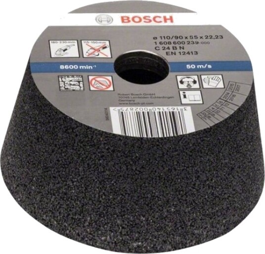 Bosch - Slipeskive - For Betong Stein - 110 Mm - Grovkorn: 24 Bosch - Slipeskive - For Betong Stein - 110 Mm - Grovkorn: 24