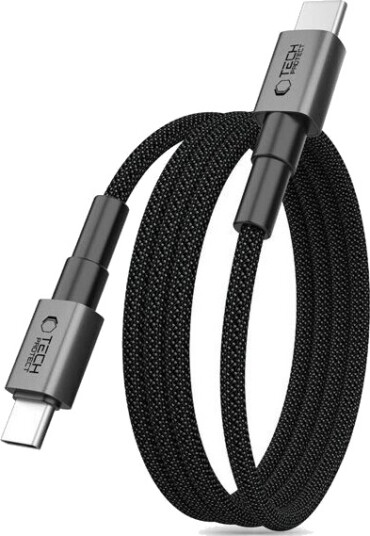 Tech-Protect Ultraboost DNA MagTwist USB-C PD-kabel 100W / 5A 200 cm Grå